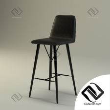 Барный стул Bar Chair Fredericia Furniture Spine