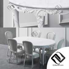 Стол и стул Table and chair Savio Firmino 3116 Tav