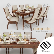Стол и стул Table and chair Caracole Open Invitation,Caracole In Good Company