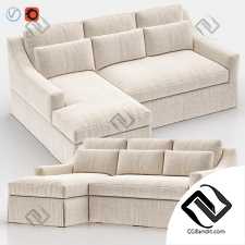 Диваны Chaise Sectional Pottery Barn