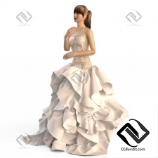 Одежда Wedding Dress 02