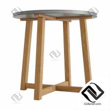Rustic 32 Round Dining Table by Homary