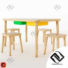 Стол и стул FLISAT Childrens Table and Chair