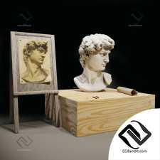 Скульптуры Sculptures Head of david