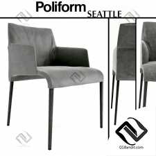 Стул Chair Poliform Seattle