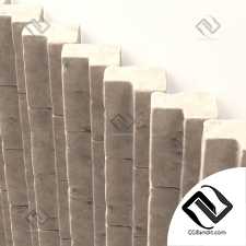 Panel brick block angle n1