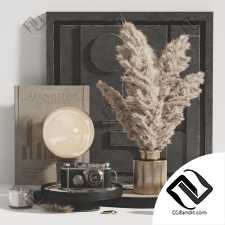 Декоративный набор Decor set with pampas grass 07