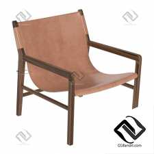 Leather Lounge 1 in Whiskey Armchair