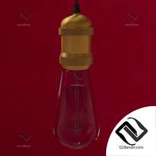 Подвесной светильник с лампой Эдисона