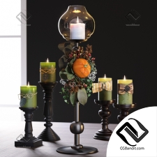 Декоративный набор Decor set  Candles 3