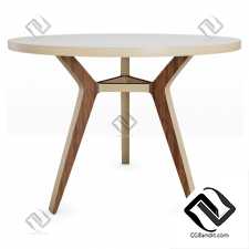 Столы Table Taby walnut white 100 UNIKA MOBLAR