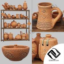 Dishes clay n21 / Посуда из глины №21