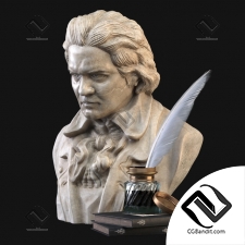 Декоративный набор Бюст Бетховена Bust of Beethoven