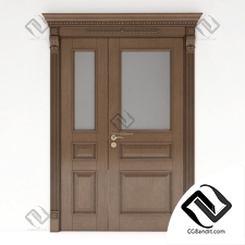 Дверь mechroom door with glass