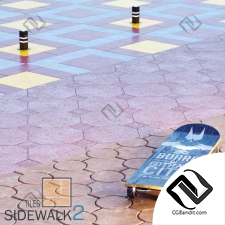 Брусчатка Sidewalk Tiles 07