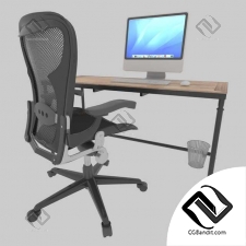 Стол и стул PC desk