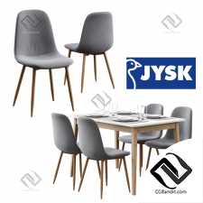 Стол и стул Table and chair Jysk Jonstrup,Gammelgab