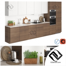 Кухня Kitchen furniture Ikea Metod Voxtorp 02