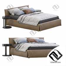 Leather Bed Fox By Meridiani