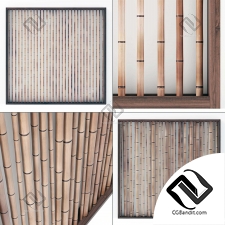 Bamboo decor wall branch n8