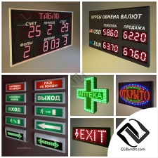 Light, electronic displays and annunciators