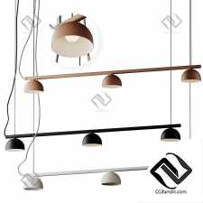 Подвесной светильник Blush rail 3 from Morten & Jonas