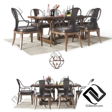 Стол и стул Table and chair Pulaski Furniture