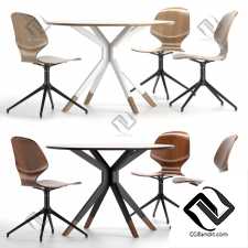 Стол и стул Table and chair Boconcept Florence, Billund