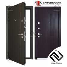 Входная металлическая дверь Entrance metal door EnterDoor KvadroLine