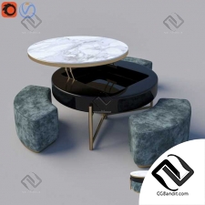 Стол и стул Coffee table by Chaji
