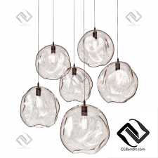 Подвесной светильник twisted glass balls