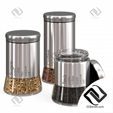 set of spice jars