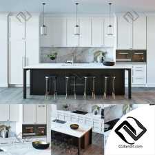 Кухня Kitchen furniture BLACK & WHITE