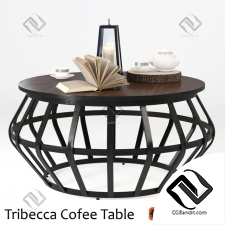 Журнальный стол Coffee table Tribecca Metall Frame Round