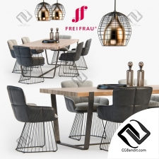 Стол и стул Table and chair Freifrau