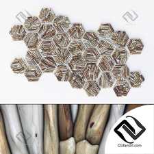 Hexagon panel branch splinter n2