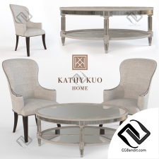 Стол и стул Table and chair Biondo and Antique Mirror Coffee