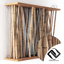 Bamboo decor wall n7