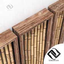 Bamboo decor small frame