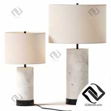 Настольный светильник Pottery Barn Windham Alabaster