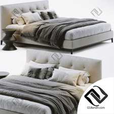 Кровати Bed Minotti Andersen Quilt