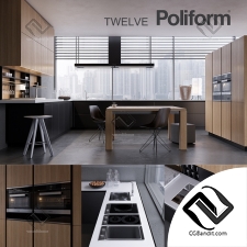 Кухня Kitchen furniture Poliform Varenna Twelve 04