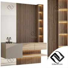 Bathroom furniture by Fauset Omnires Y set 17