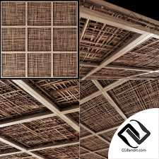 Ceiling wood cage thin branch n4