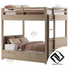 Детская кровать RH Laguna Storage Bunk