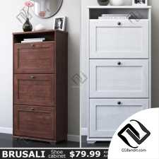 Тумбы, комоды Sideboards, chests of drawers IKEA BRUSALI Shoe cabinet