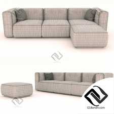 Soft Modular Three-Seater Sofa