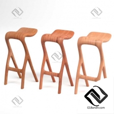 Стулья Wooden bar chair