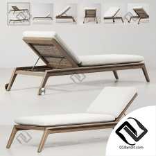 Шезлонг MALTA TEAK CHAISE RH