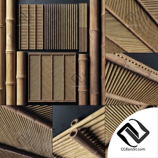 Ceiling bamboo angle n1 / Потолок из бамбука угловой